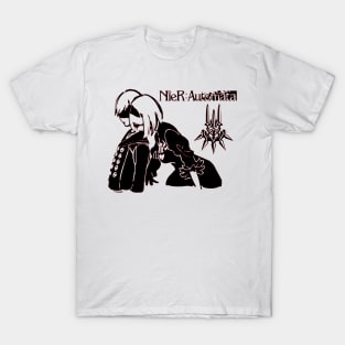 9S and 2B Nier Automata T-Shirt